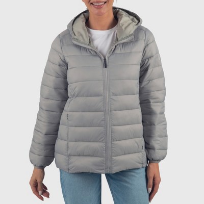 Alpine Swiss Eva Women’s Hooded Puffer Jacket | Lightweight Down Alternative Coat | Warm Water-Resistant Packable Winter Outerwear with Zip Pockets — фото 2