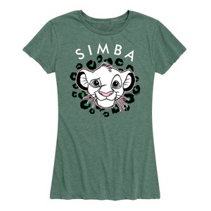 Women's - Disney - Cheetah Print Short Sleeve Graphic T-Shirt - 1 of 4