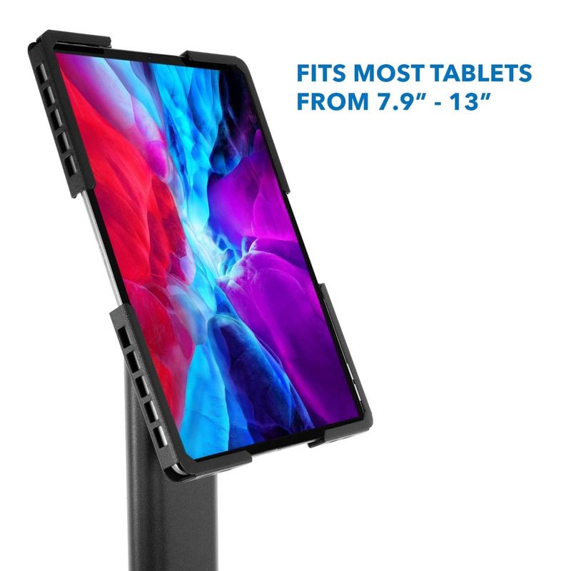 Mount-It! Adjustable Universal Theft-Deterrent Tablet Floor Kiosk Mount for iPad, Galaxy & Tablets, 2 of 9