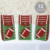 Big Dot of Happiness End Zone - Football - Baby Shower or Birthday Gift Favor Bags - Party Goodie Boxes - Set of 12 - 2 of 4