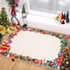 Indoor Christmas Rug Washable Soft Non Slip Holiday Decorative Throw Carpet for Living Room - 2 of 4