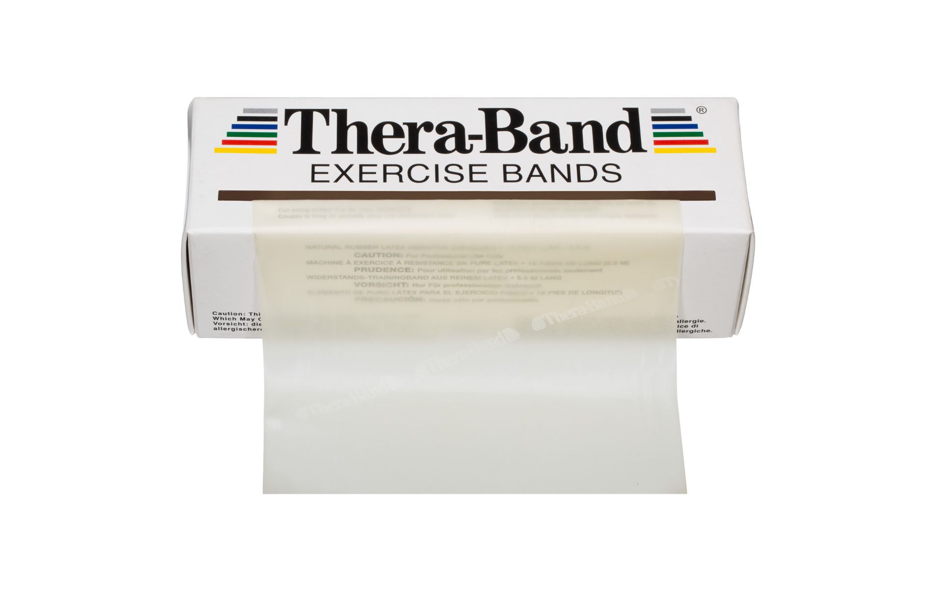 THERABAND Resistance Bands, 50 YD, Tan, Extra Thin Thickness, 2.4 LBS Resistance, Level 1