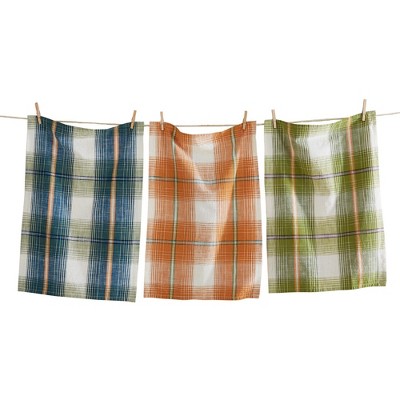 Split P Mason Plaid Dishtowel