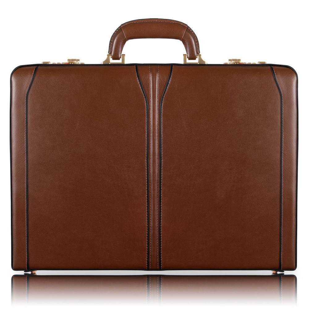 Photos - Business Briefcase McKlein Lawson Leather 3. Attache Briefcase - Brown