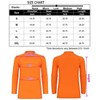 Boy's UPF 50+ Long Sleeve Rash Guard Swim Shirt Quick Dry Lightweight Swimsuit Youth SPF Fishing Hiking Sun Shirts for 5-14Years - 4 of 4
