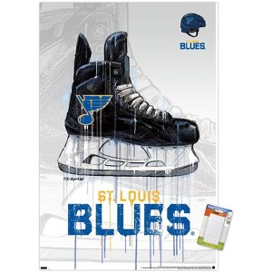 Trends International NHL St. Louis Blues - Drip Skate 21 Unframed Wall Poster Prints - 1 of 4