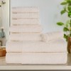 Rayon From Bamboo Cotton Blend Eco-Friendly Hypoallergenic Solid Bathroom Towel Set by Blue Nile Mills - 2 of 4