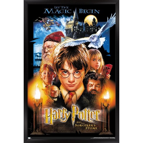 Harry Potter and the Chamber of Secrets - International One Sheet Wall  Poster, 22.375 x 34, Framed