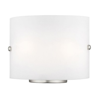Livex Lighting 2 - Light Wall Light in  Brushed Nickel