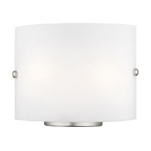 Livex Lighting 2 - Light Wall Light in  Brushed Nickel - 1 of 4
