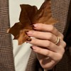 BTArtbox Press-On Nails - Amber Hoops - S Almond - 32ct - 2 of 4