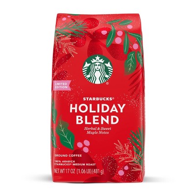 Starbucks Holiday Medium Roast Coffee - 17oz