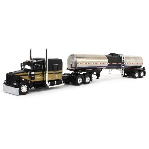 First Gear DCP 1/64 Kenworth W900L 72in Aerocab Flattop Sleeper & Brenner Food Grade Tanker 60-2080 - 1 of 4