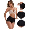 INSPIRE CHIC Women's High-Waisted Butt Lifting Tummy Control Lightweight Shaping Panties 2 Packs - 3 of 4