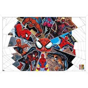 Trends International Marvel Comics Spider-Man: Beyond Amazing - Spider-Verse Framed Wall Poster Prints - 1 of 4