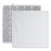 Nonwoven Polyester Cube Herringbone Gray Square 11x11x11 Set/2 - 2 of 4