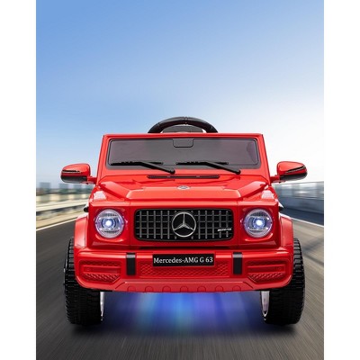 Kids 12V Ride-On Car,Licensed Mercedes G63 with Remote Control, Wheels Suspension