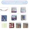 Okak Twin Size Metal House Loft Bed with Slide & Curtain Set & Star Stickers,Contemporary Bed Frame for Bedroom,Kids Room - 4 of 4