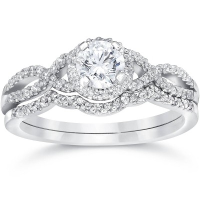 Infinity diamond sale ring