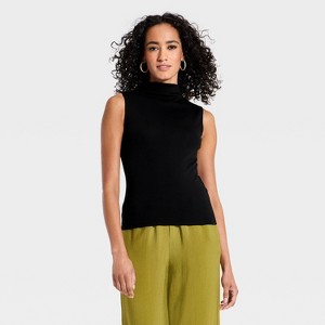 Top de tirantes tejido acanalado para mujer - A New Day™