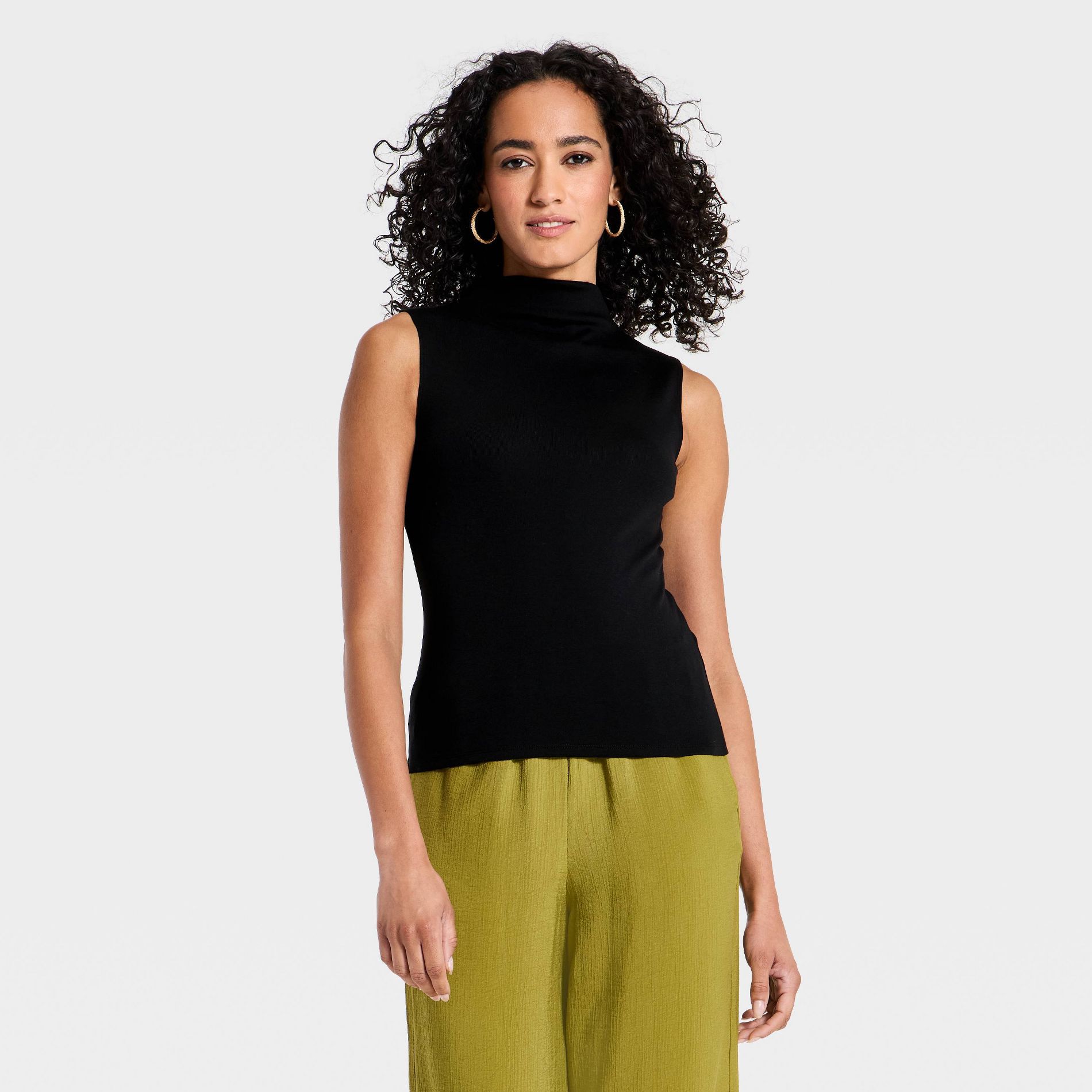 Women's Refined Ribbed Knit Tank Top - A New Day™