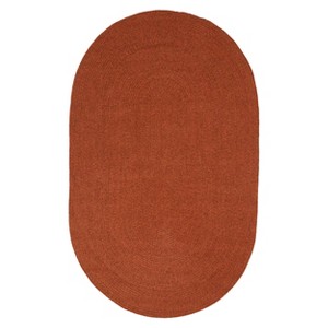 Modern Rustic Braided Pattern High-Traffic Polypropylene Casual Coastal Indoor/Outdoor Area Rug by Blue Nile Mill - 1 of 4