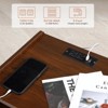 Nightstand with Storage – Mid Century Modern Bedroom Side Table Built-in Charging Station with 2 USB Ports & 2 Power Outlets - 4 of 4