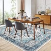 Large Soft Washable Area Rug for Bedroom Living Room, Non Slip Medallion Oriental Floor Carpet, Low Pile Indoor Vintage Distressed Rug - 3 of 4