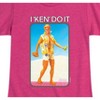 Girls' - Barbie - I Ken Do It Fitted Short Sleeve Graphic T-Shirt - 2 of 4