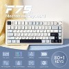 AULA F75 81-Key Wireless Hot Swappable Mechanical Gaming Keyboard, RGB, Knob, 4000 mAH Battery, Normal/ Patterned Keycap - 2 of 4