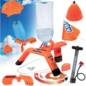 The Mega Deluxe Rocket Bottle Launcher Kit - Educational Toy - Ages 14+ - Includes Launcher, Bottle, Air Pump, Fins, Parachute & Nose Cone - STEM Toy - 1 of 4