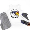The Juniper Shop Patriotic Eagle Sunglasses Youth Tank Top - 2 of 4