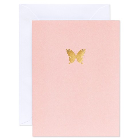 10ct Blank Note Cards Mini Butterfly