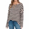 Women's Stripe Sweater - Shewin - 2 of 2