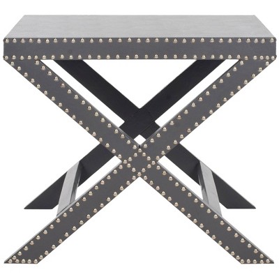 Janine X End Table - Gray - Safavieh