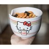 Silver Buffalo Hello Kitty Cup Noodle Japanese Dinnerware Set | 20-Ounce Ramen Bowl, Chopsticks - image 3 of 4