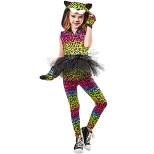 Rubies Neon Leopard Girl's Costume