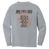 Jingle Bell Rock World Tour - Womens Garment Dyed Long Sleeve - 2 of 3