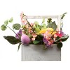 14" Artificial Spring Decorated Basket - National Tree Company - 4 of 4