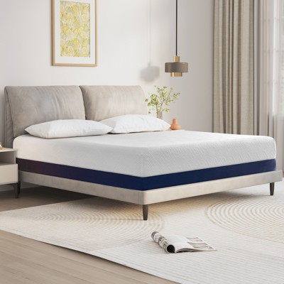 Twolike 12” Gel Memory Foam Mattress, Medium Firm, Pressure Relief, Quiet Sleep, Mattress in a Box.