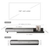 Luck Live 78.7in modern grey extendable TV stand media console with 3 drawers, expands to fit up to 120 inches - image 3 of 4