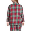 Lands' End Women's Long Sleeve Print Flannel Pajama Top - 2 of 3