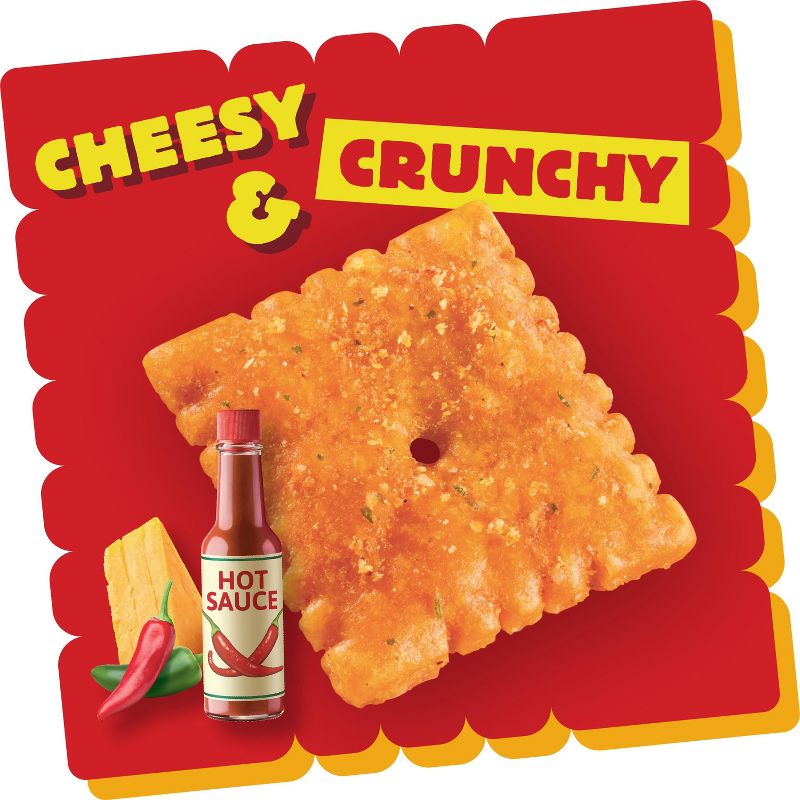 Cheez-It Hot & Spicy Baked Snack Crackers - 12.4oz, 6 of 7
