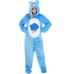 HalloweenCostumes.com Care Bears Classic Grumpy Bear Costume for Adults - 1 of 4