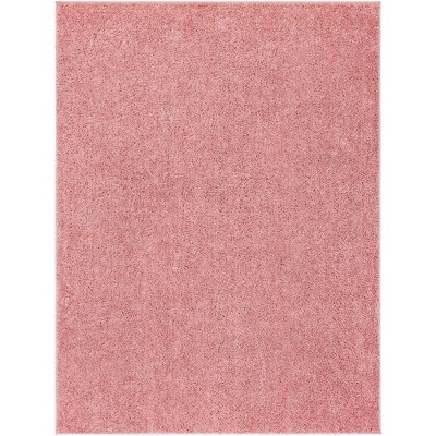 Mark & Day Richlawn 3'3"x5' Rectangle Washable Woven Indoor Area Rugs Coral Pink: Small Machine Washable Rug, Stain-Resistant