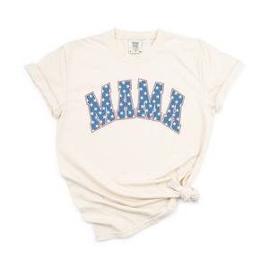 Simply Sage Market Women's Retro Mama Stars Short Sleeve Garment Dyed Tee - 1 of 2