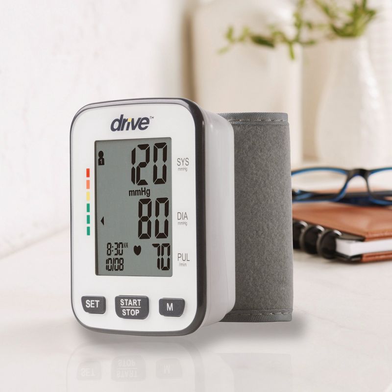 drive Medical Blood Pressure Monitor, Wrist, Medium, 1 Count, 4 of 5