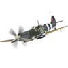 Supermarine Spitfire MkIXe Fighter Aircraft British Royal Air Force "The Aviation Archive" 1/72 Diecast Model by Corgi - 2 of 3