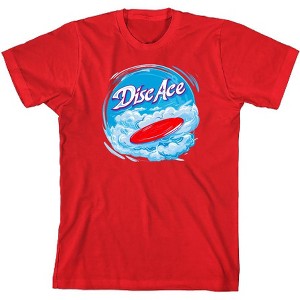 "Disc Ace" Frisbee Disc Youth Crew Neck Short Sleeve Tee - 1 of 2