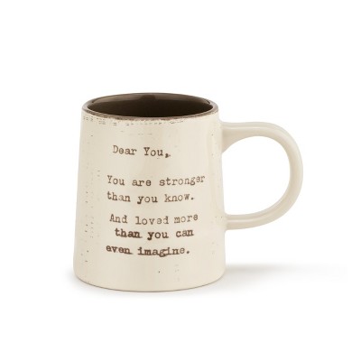 DEMDACO Dear You Mug - Strength White